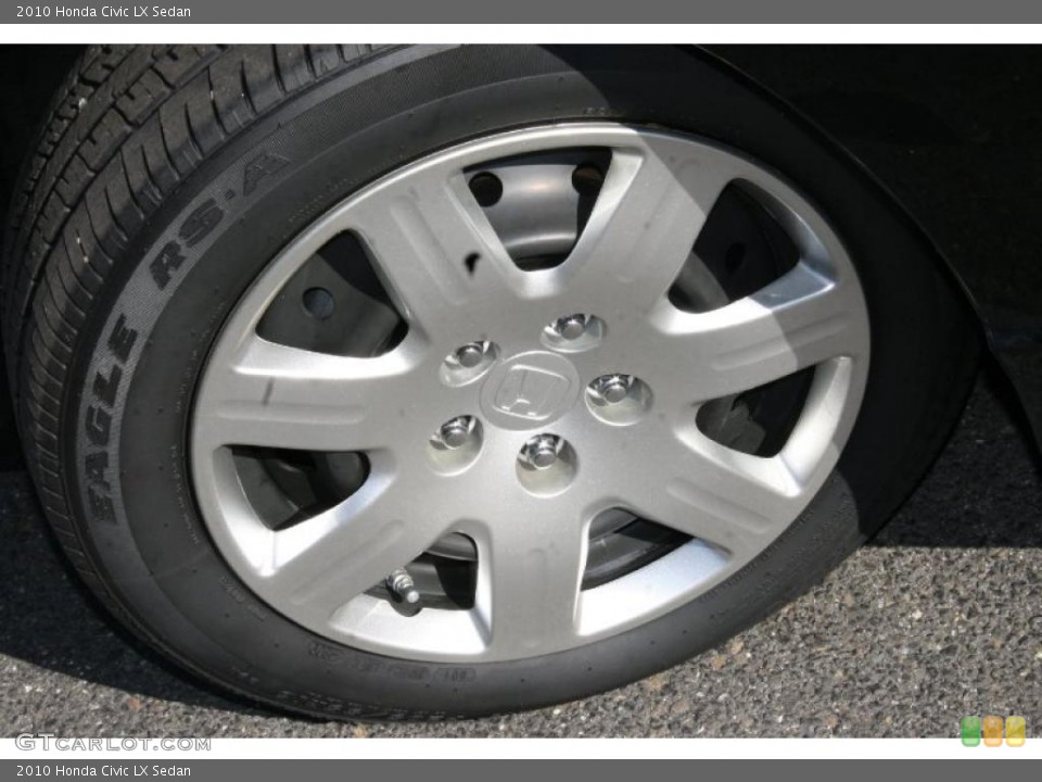 2010 Honda Civic LX Sedan Wheel and Tire Photo #39891348