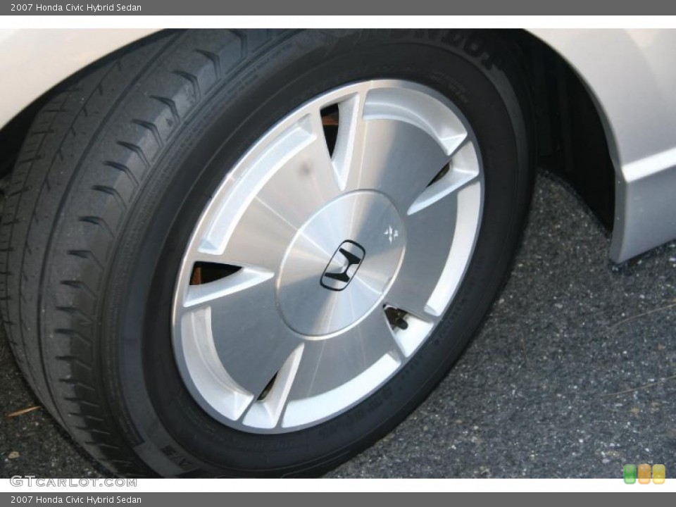 2007 Honda Civic Hybrid Sedan Wheel and Tire Photo #39891672