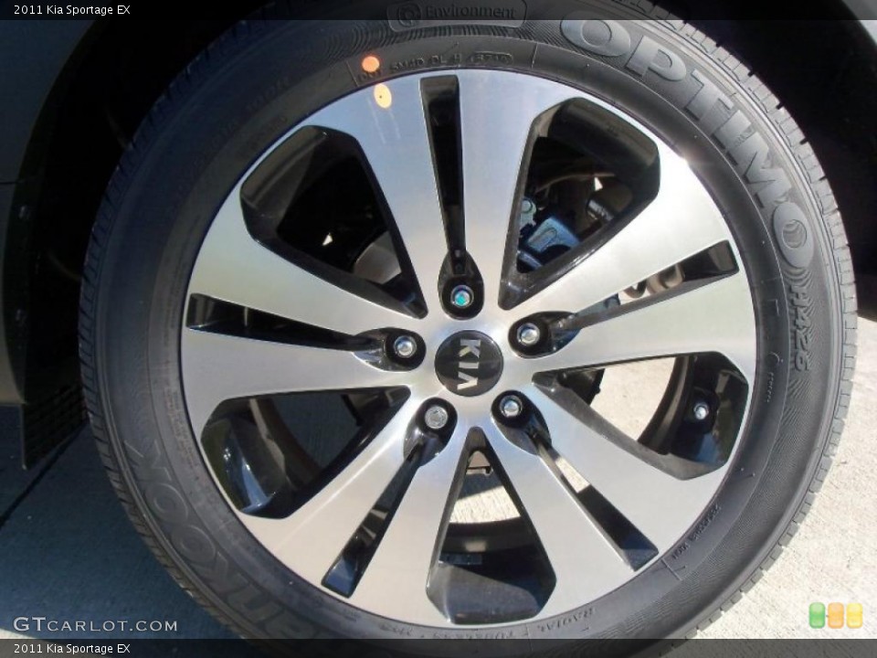 2011 Kia Sportage EX Wheel and Tire Photo #39891936