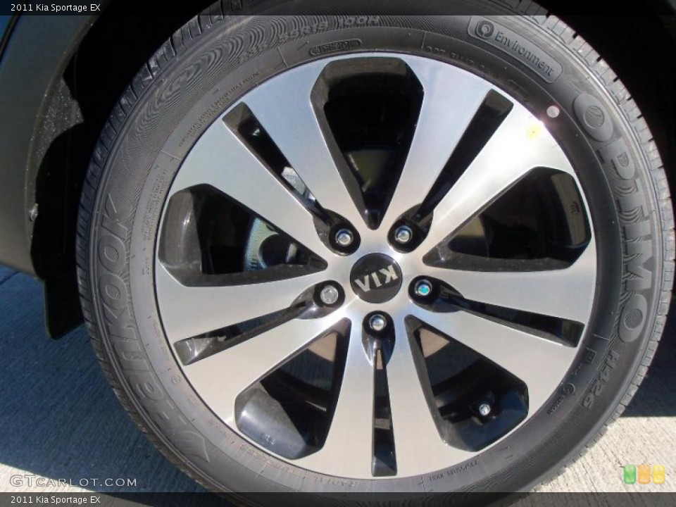 2011 Kia Sportage EX Wheel and Tire Photo #39891944