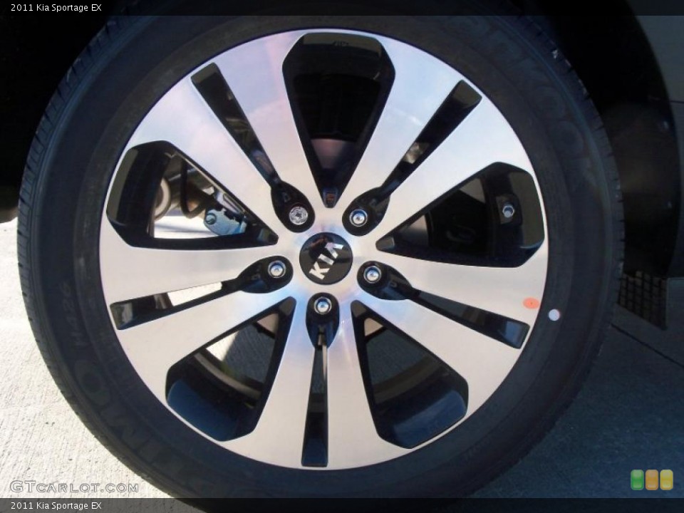 2011 Kia Sportage EX Wheel and Tire Photo #39891976