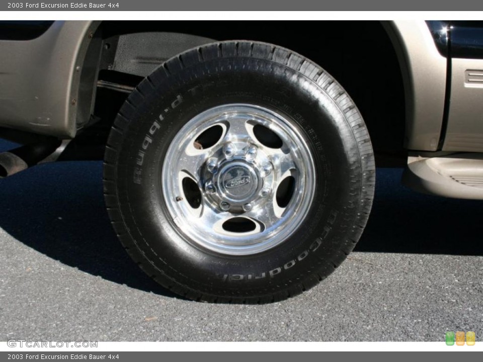 2003 Ford Excursion Eddie Bauer 4x4 Wheel and Tire Photo #39895883