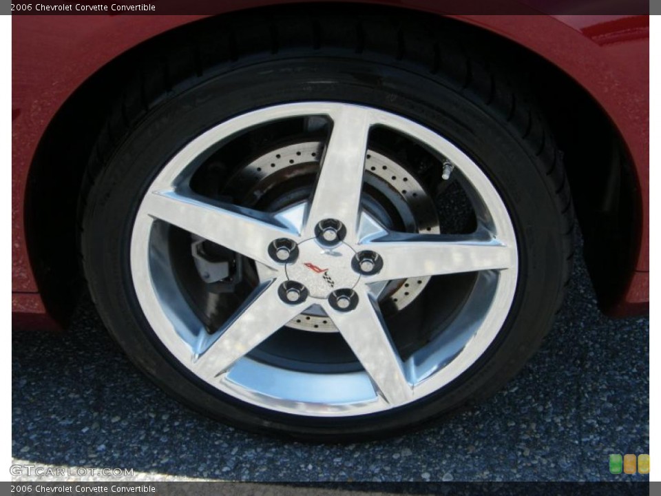 2006 Chevrolet Corvette Convertible Wheel and Tire Photo #39895915