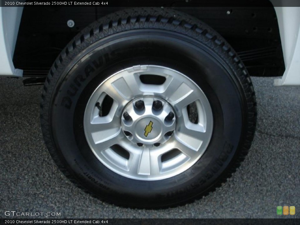 2010 Chevrolet Silverado 2500HD LT Extended Cab 4x4 Wheel and Tire Photo #39899467