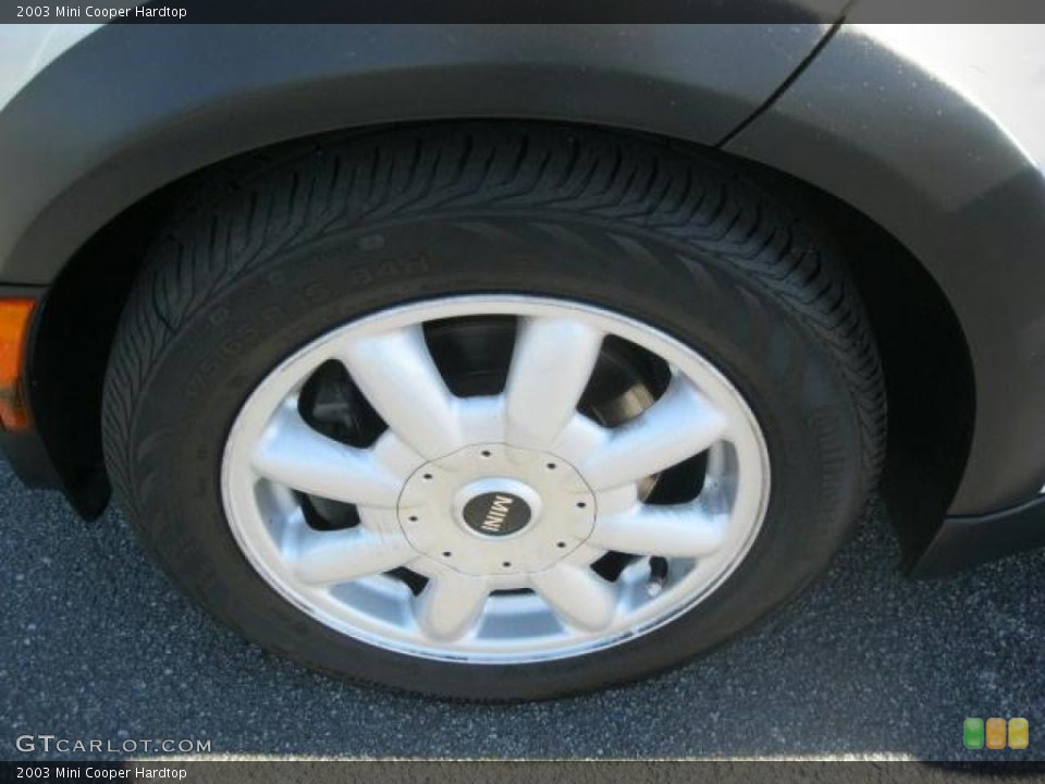 2003 Mini Cooper Hardtop Wheel and Tire Photo #39899715