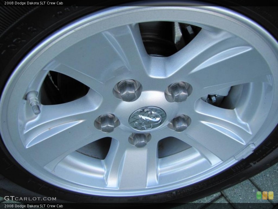 2008 Dodge Dakota SLT Crew Cab Wheel and Tire Photo #39904587