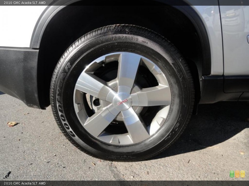 2010 GMC Acadia SLT AWD Wheel and Tire Photo #39913139