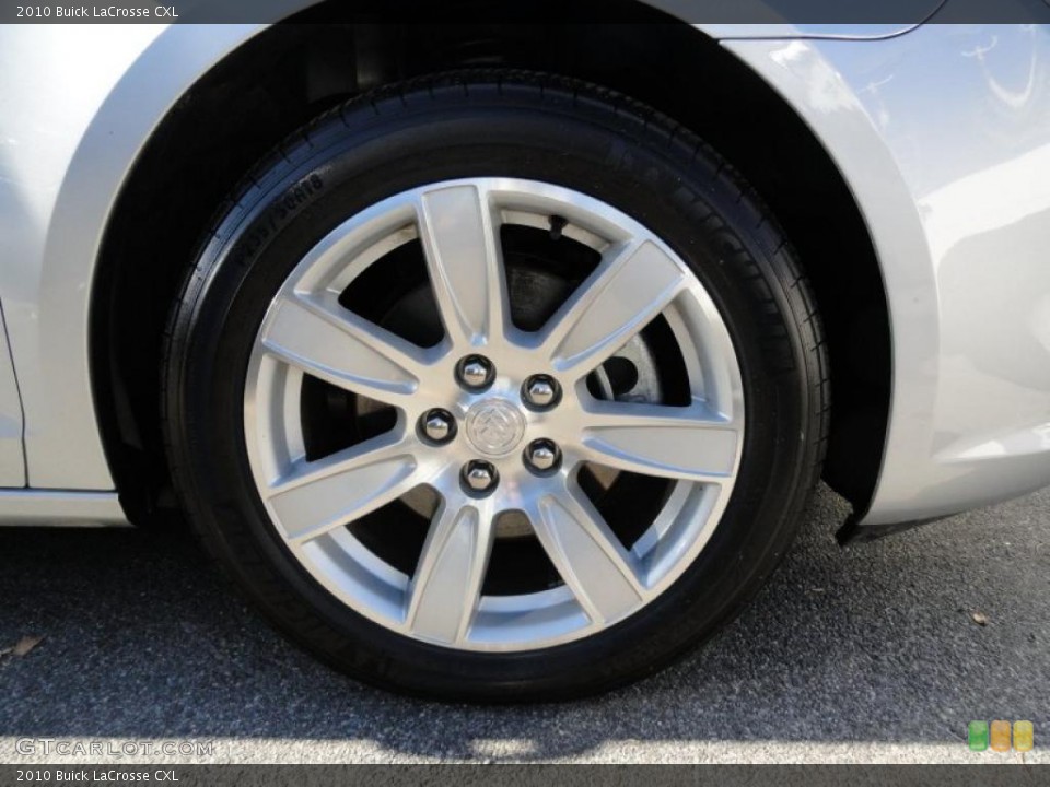2010 Buick LaCrosse CXL Wheel and Tire Photo #39915039