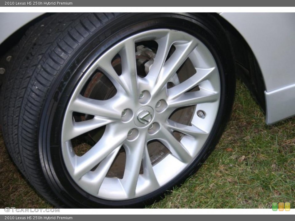 2010 Lexus HS 250h Hybrid Premium Wheel and Tire Photo #39915703