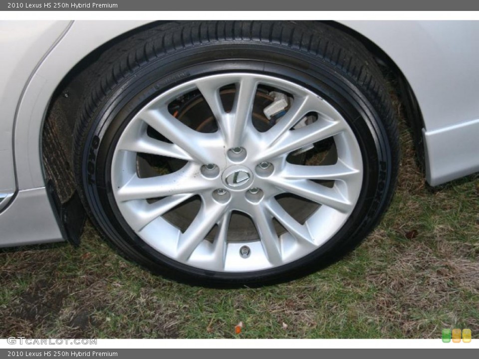 2010 Lexus HS 250h Hybrid Premium Wheel and Tire Photo #39915719