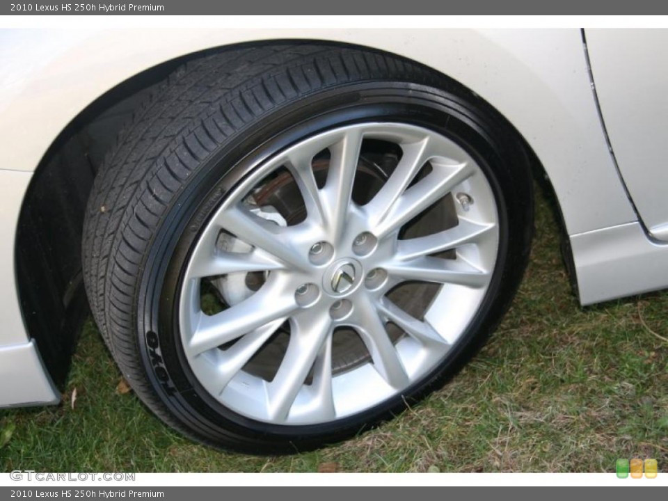 2010 Lexus HS 250h Hybrid Premium Wheel and Tire Photo #39915734