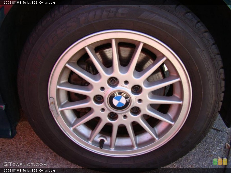 1998 BMW 3 Series 328i Convertible Wheel and Tire Photo #39917607