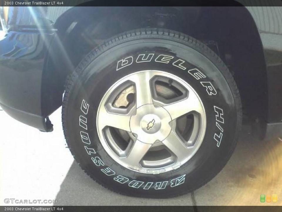2003 Chevrolet TrailBlazer LT 4x4 Wheel and Tire Photo #39919223