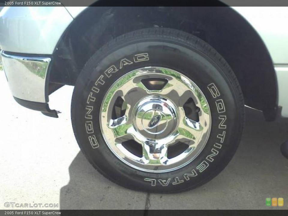 2005 Ford F150 XLT SuperCrew Wheel and Tire Photo #39919679