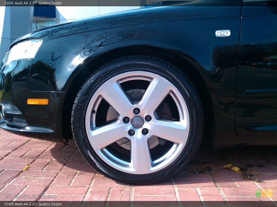 2006 Audi A4 2.0T quattro Sedan Wheel and Tire Photo #39925876