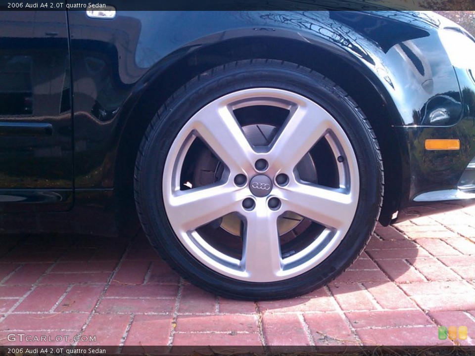 2006 Audi A4 2.0T quattro Sedan Wheel and Tire Photo #39925952