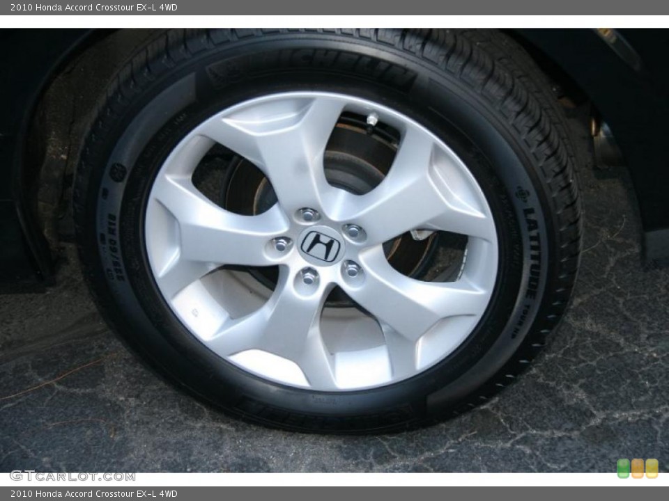 2010 Honda Accord Crosstour EX-L 4WD Wheel and Tire Photo #39929208