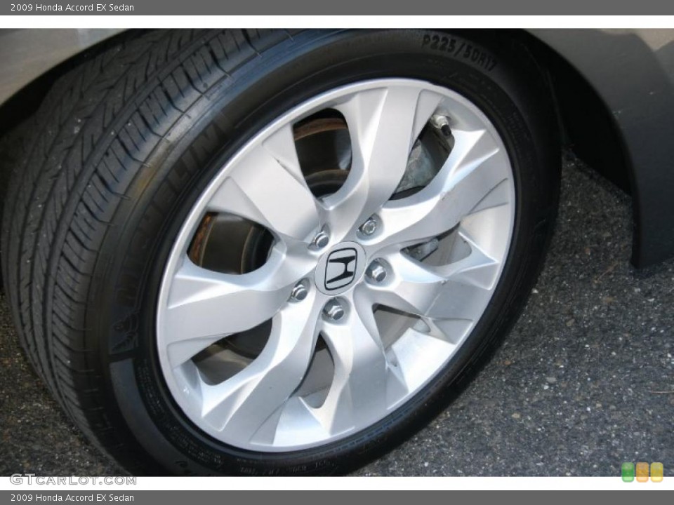 2009 Honda Accord EX Sedan Wheel and Tire Photo #39929612