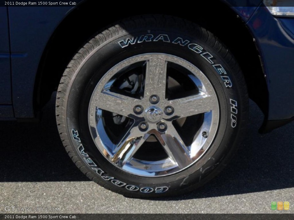 2011 Dodge Ram 1500 Sport Crew Cab Wheel and Tire Photo #39930488