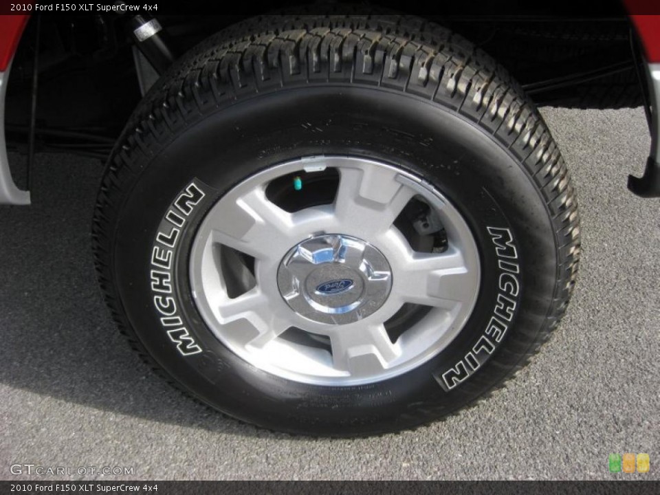 2010 Ford F150 XLT SuperCrew 4x4 Wheel and Tire Photo #39933860