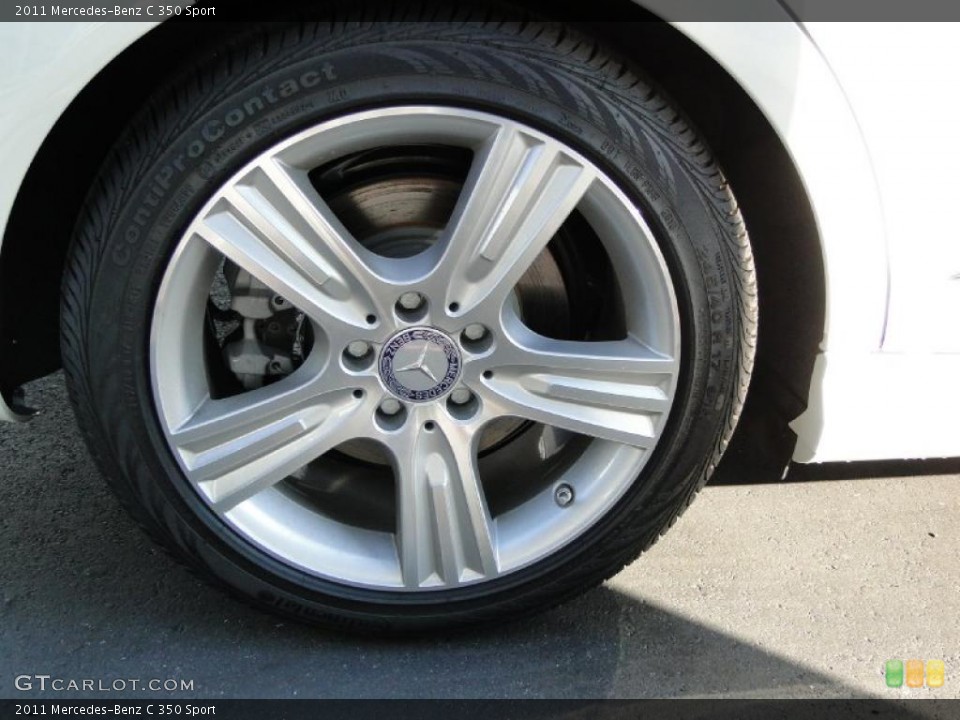 2011 Mercedes-Benz C 350 Sport Wheel and Tire Photo #39937172