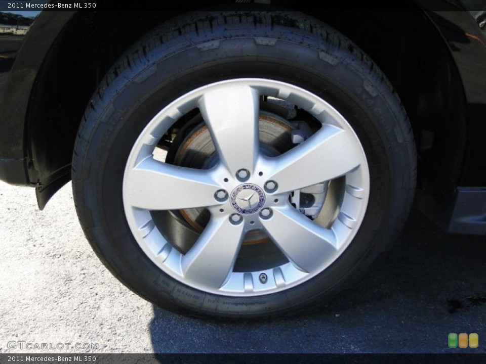 2011 Mercedes-Benz ML 350 Wheel and Tire Photo #39937504