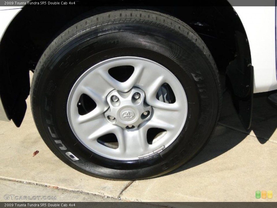 2009 Toyota Tundra SR5 Double Cab 4x4 Wheel and Tire Photo #39939288