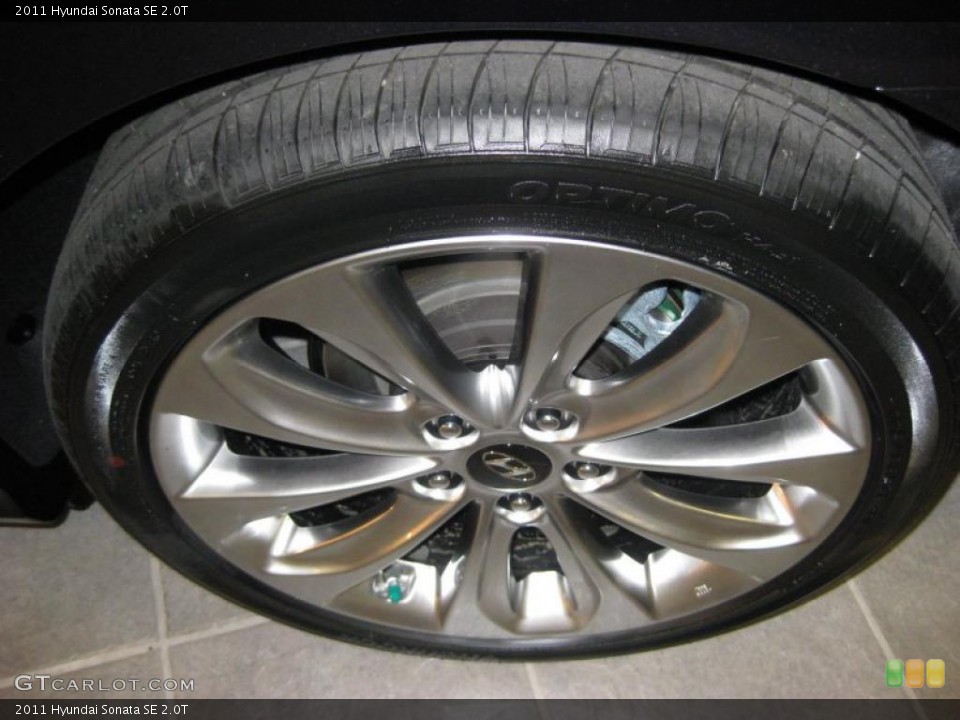 2011 Hyundai Sonata SE 2.0T Wheel and Tire Photo #39939830