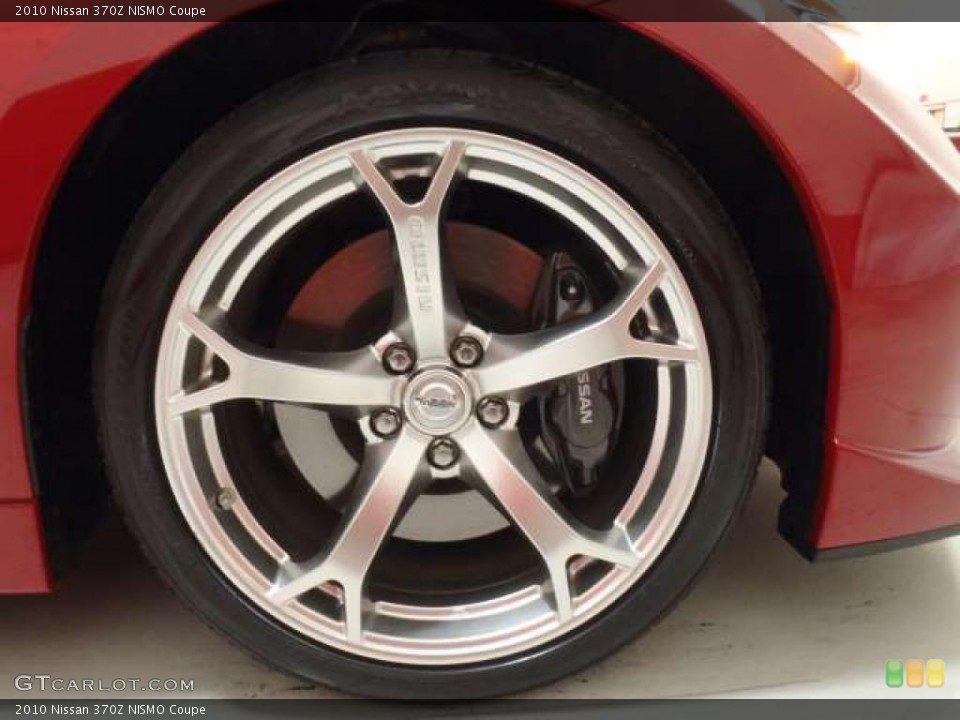2010 Nissan 370Z NISMO Coupe Wheel and Tire Photo #39944278
