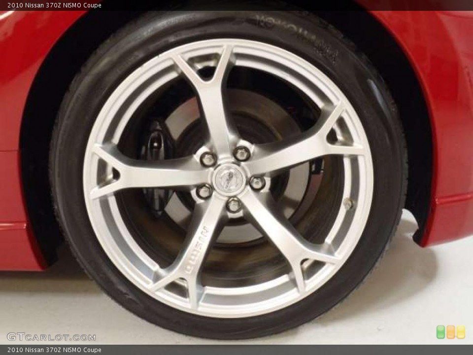 2010 Nissan 370Z NISMO Coupe Wheel and Tire Photo #39944314