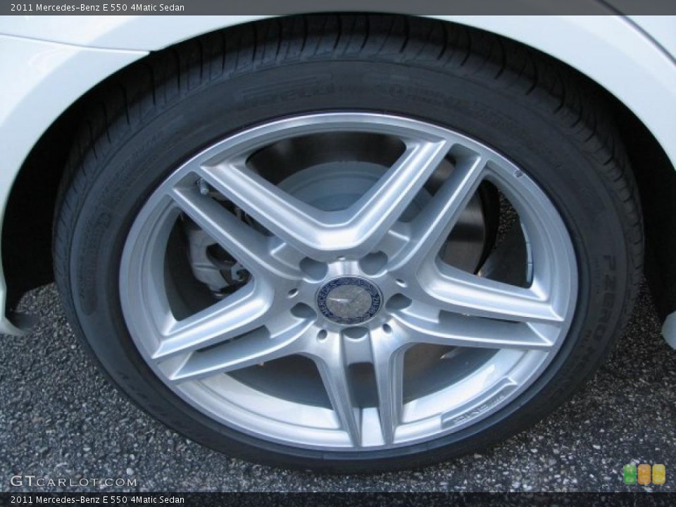 2011 Mercedes-Benz E 550 4Matic Sedan Wheel and Tire Photo #39944978