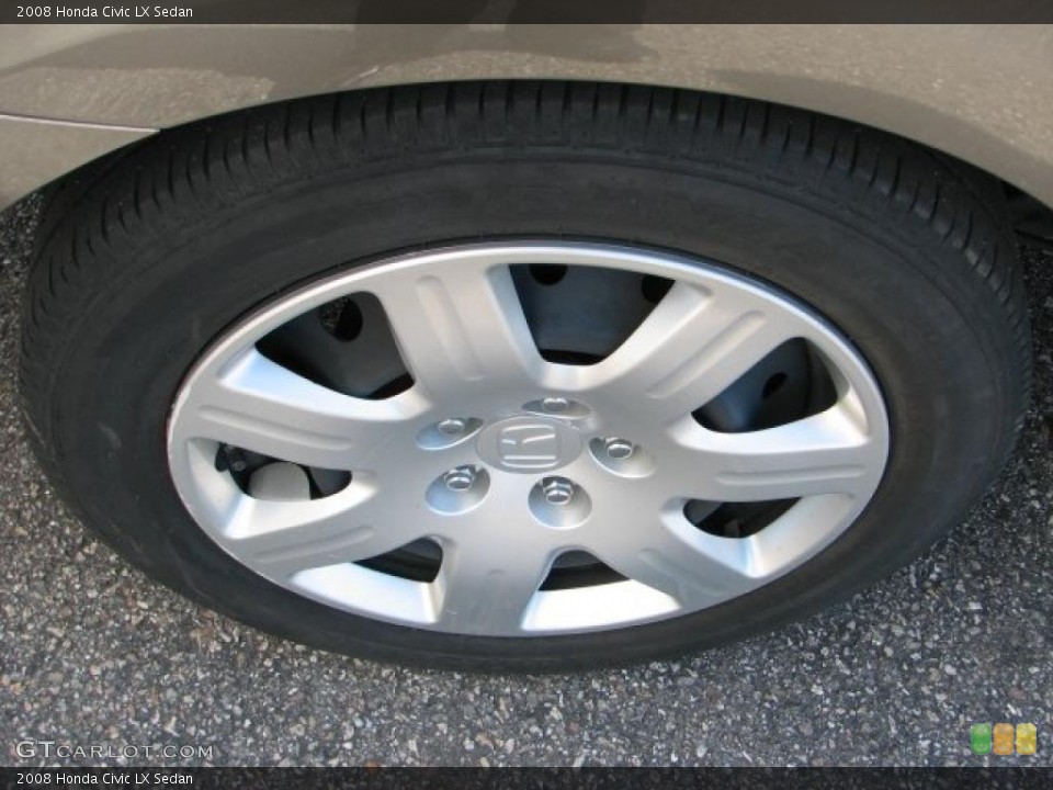 2008 Honda Civic LX Sedan Wheel and Tire Photo #39945714