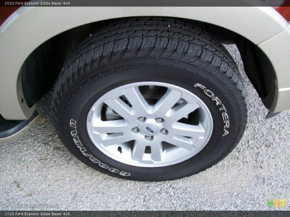 2010 Ford Explorer Eddie Bauer 4x4 Wheel and Tire Photo #39949398