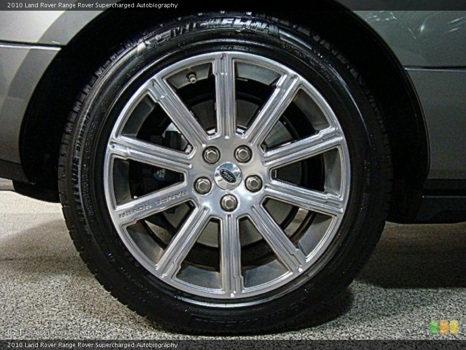 2010 Land Rover Range Rover Supercharged Autobiography Wheel and Tire Photo #39950546