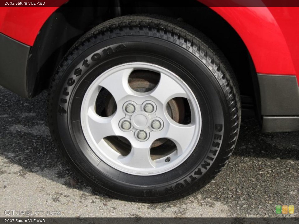 2003 Saturn VUE AWD Wheel and Tire Photo #39952322