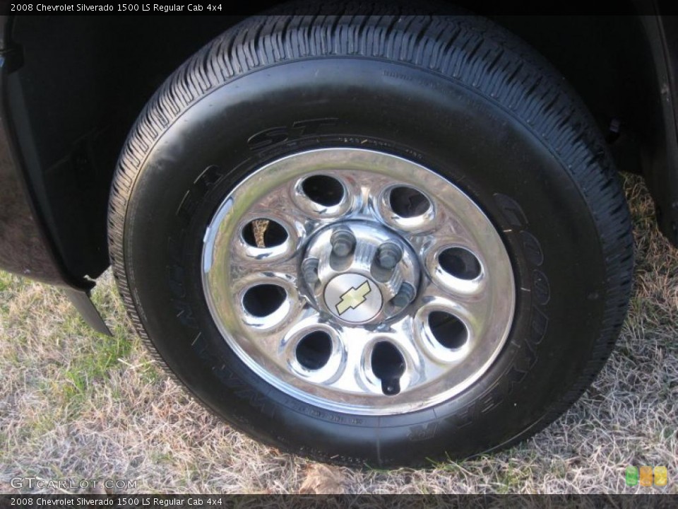2008 Chevrolet Silverado 1500 LS Regular Cab 4x4 Wheel and Tire Photo #39953046