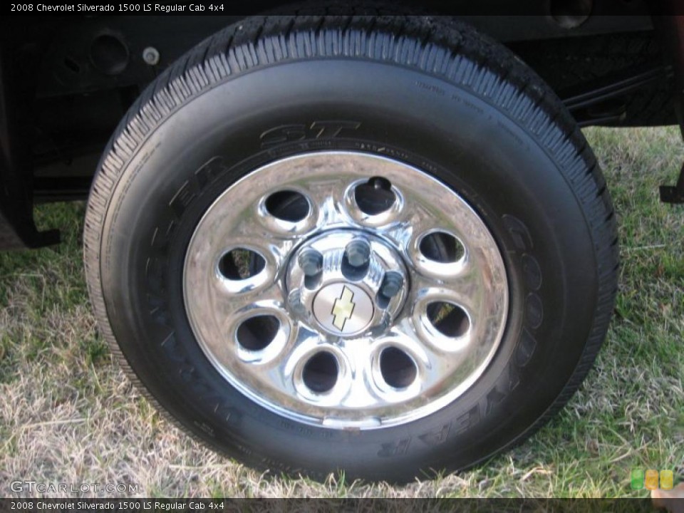 2008 Chevrolet Silverado 1500 LS Regular Cab 4x4 Wheel and Tire Photo #39953070