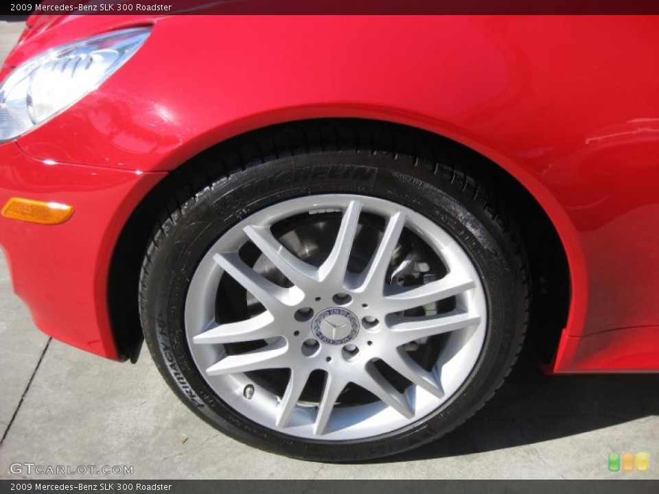 2009 Mercedes-Benz SLK 300 Roadster Wheel and Tire Photo #39958242