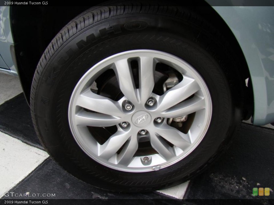 2009 Hyundai Tucson GLS Wheel and Tire Photo #39964726