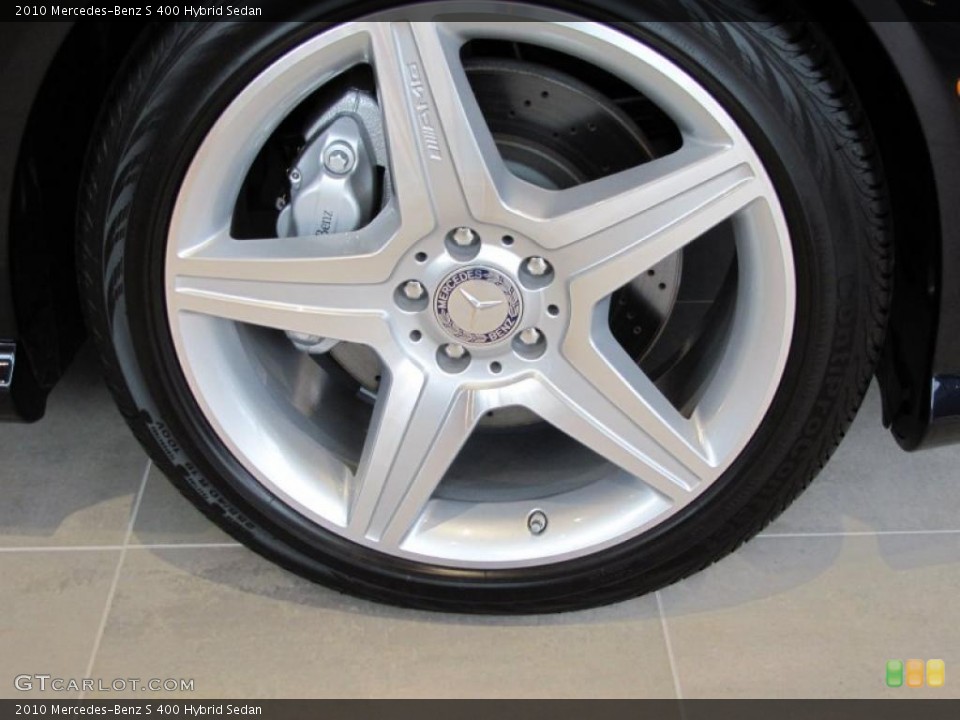 2010 Mercedes-Benz S 400 Hybrid Sedan Wheel and Tire Photo #39966106