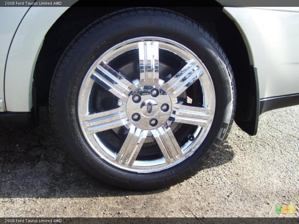 2008 Ford Taurus Limited AWD Wheel and Tire Photo #39967756