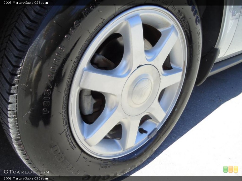 2003 Mercury Sable GS Sedan Wheel and Tire Photo #39971032
