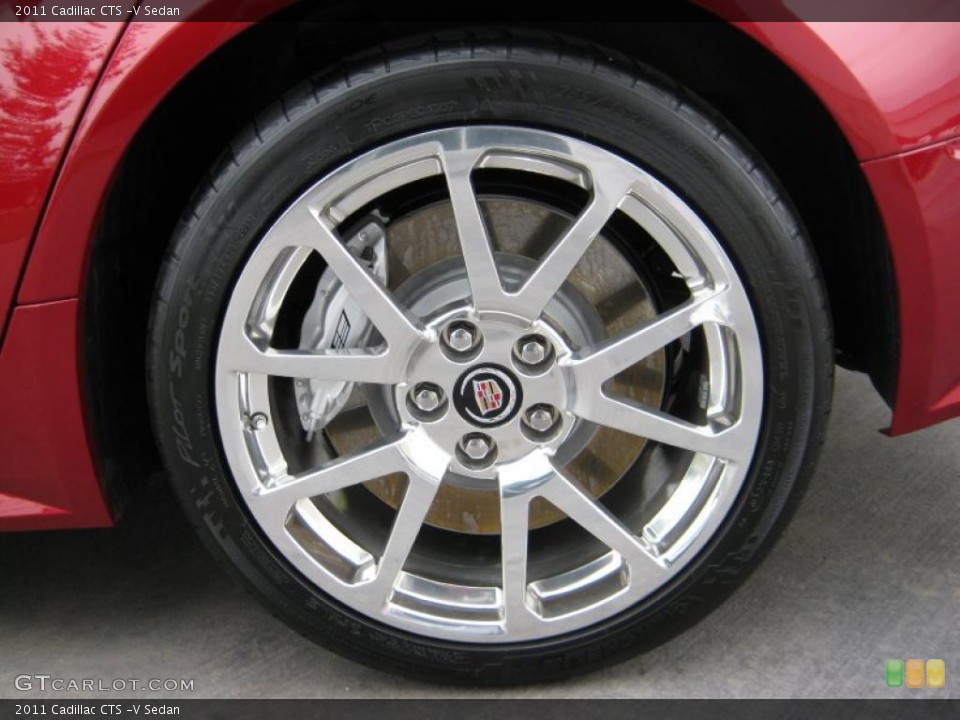 2011 Cadillac CTS -V Sedan Wheel and Tire Photo #39971159