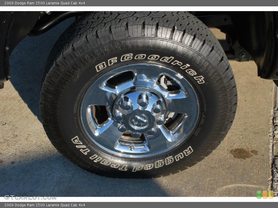 2009 Dodge Ram 2500 Laramie Quad Cab 4x4 Wheel and Tire Photo #39975236