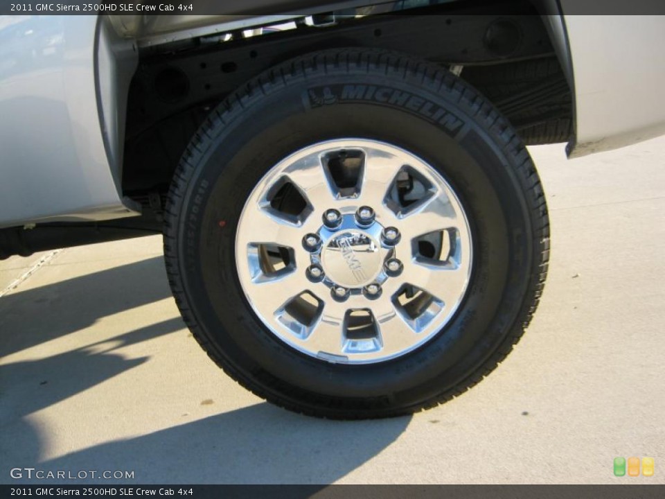2011 GMC Sierra 2500HD SLE Crew Cab 4x4 Wheel and Tire Photo #39975952