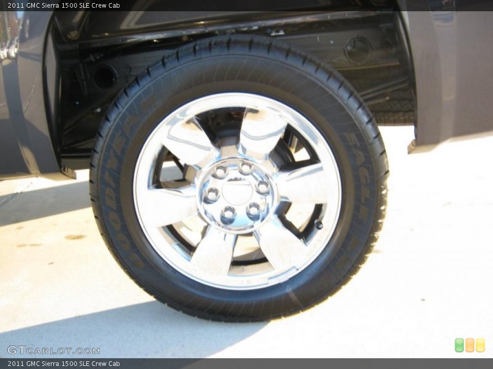 2011 GMC Sierra 1500 SLE Crew Cab Wheel and Tire Photo #39976456