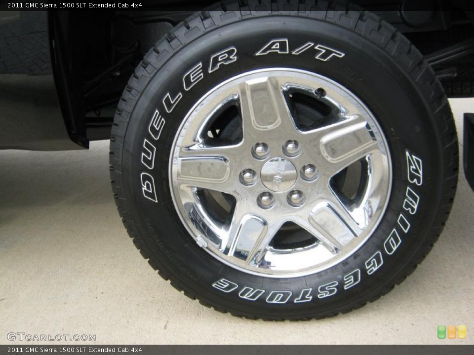 2011 GMC Sierra 1500 SLT Extended Cab 4x4 Wheel and Tire Photo #39976908