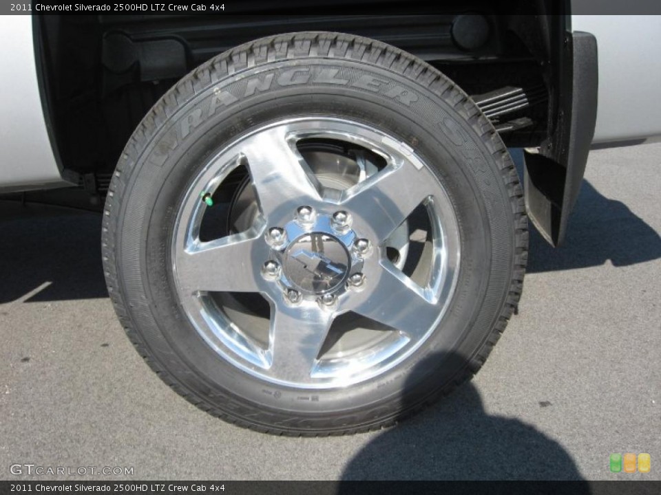 2011 Chevrolet Silverado 2500HD LTZ Crew Cab 4x4 Wheel and Tire Photo #39983800