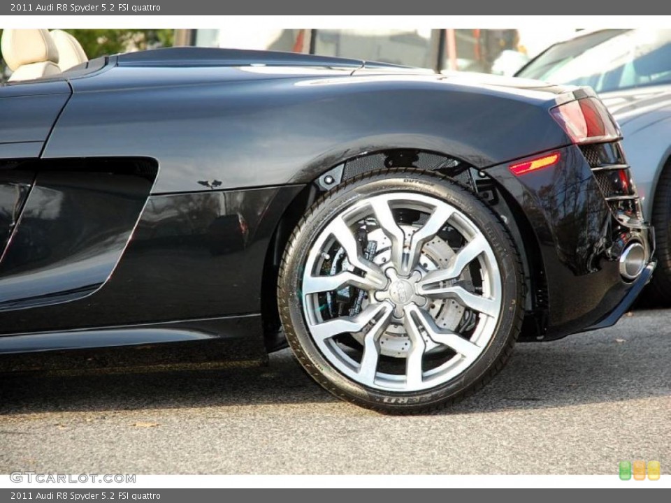 2011 Audi R8 Spyder 5.2 FSI quattro Wheel and Tire Photo #39985544