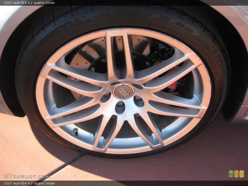 2007 Audi RS4 4.2 quattro Sedan Wheel and Tire Photo #39993804
